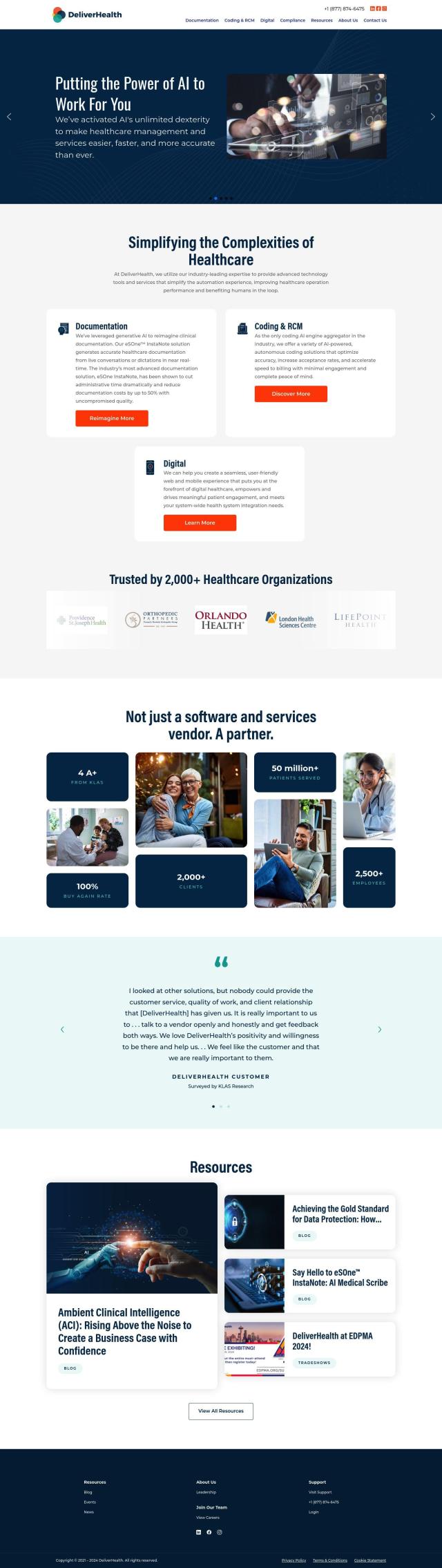 DeliverHealth full screenshot