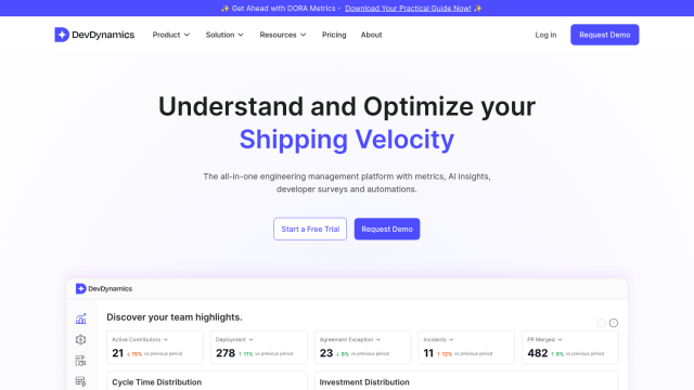 DevDynamics screenshot thumbnail