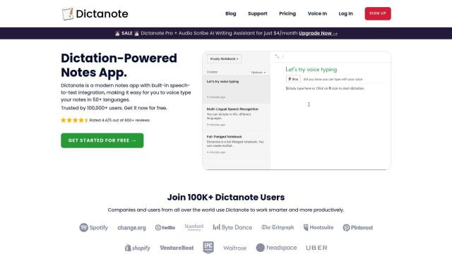 Dictanote screenshot thumbnail