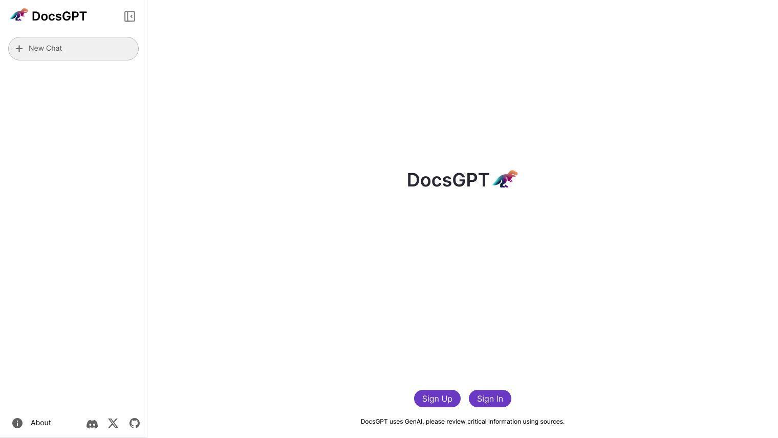 DocsGPT Cloud full screenshot