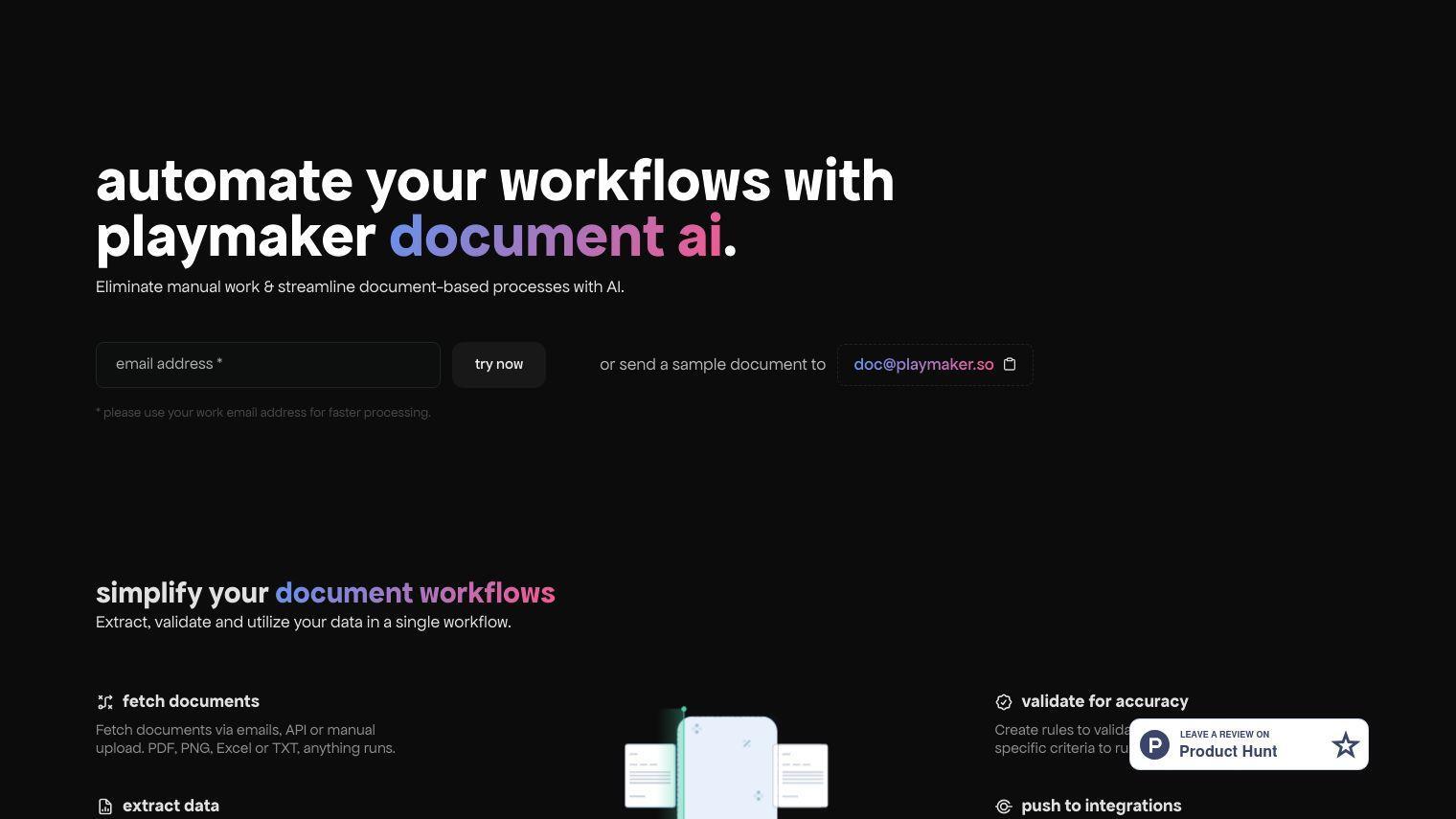 Document AI screenshot thumbnail