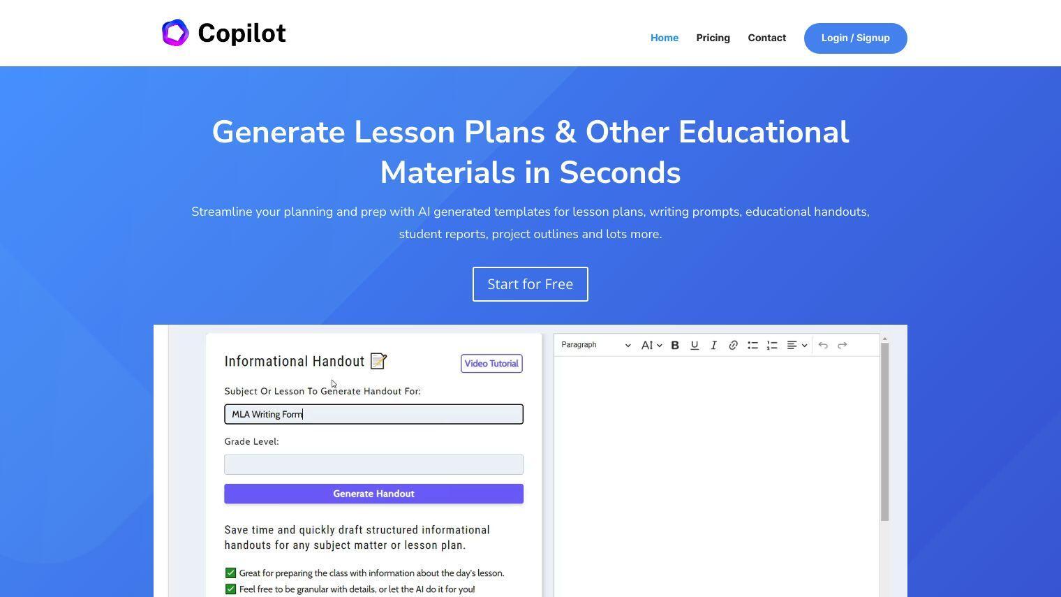 Education Copilot screenshot thumbnail