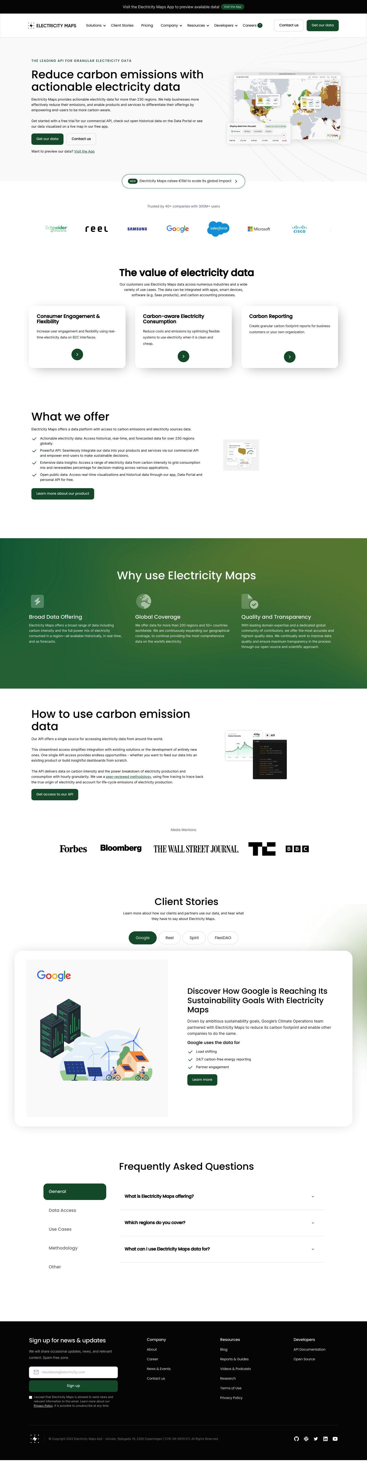 Electricity Maps full screenshot