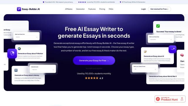 Essay Builder AI screenshot thumbnail