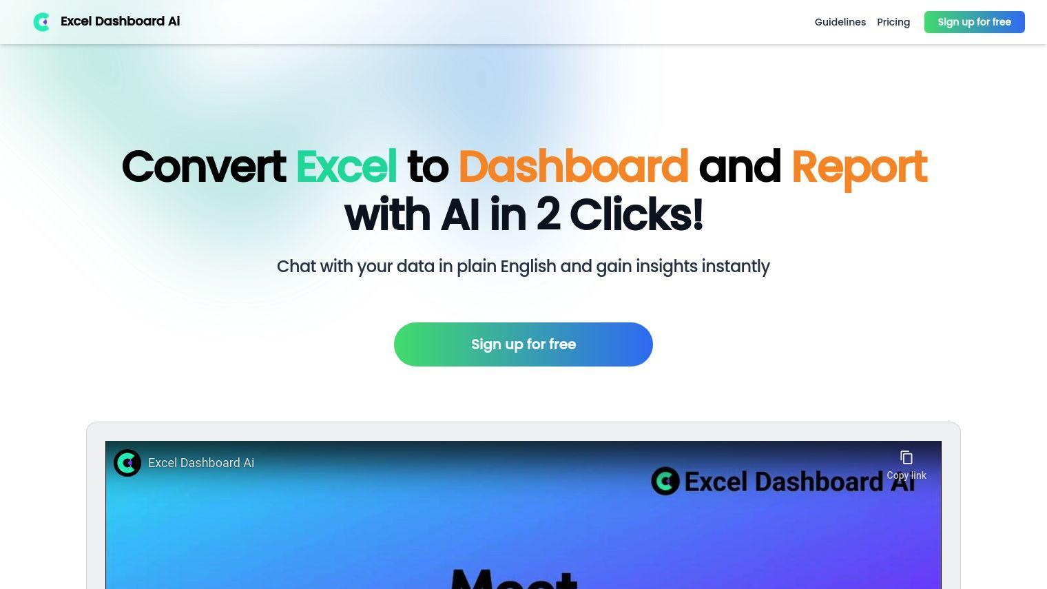 ExcelDashboardAI screenshot thumbnail