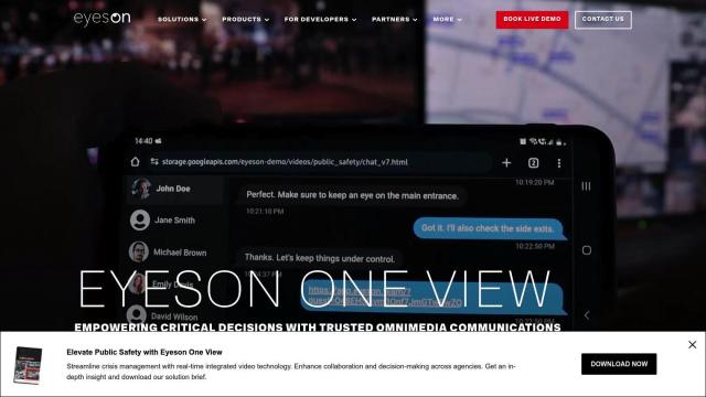 Eyeson One View screenshot thumbnail