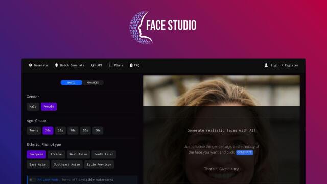 Face Studio screenshot thumbnail