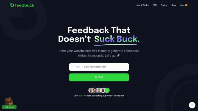 Feedbuck screenshot thumbnail