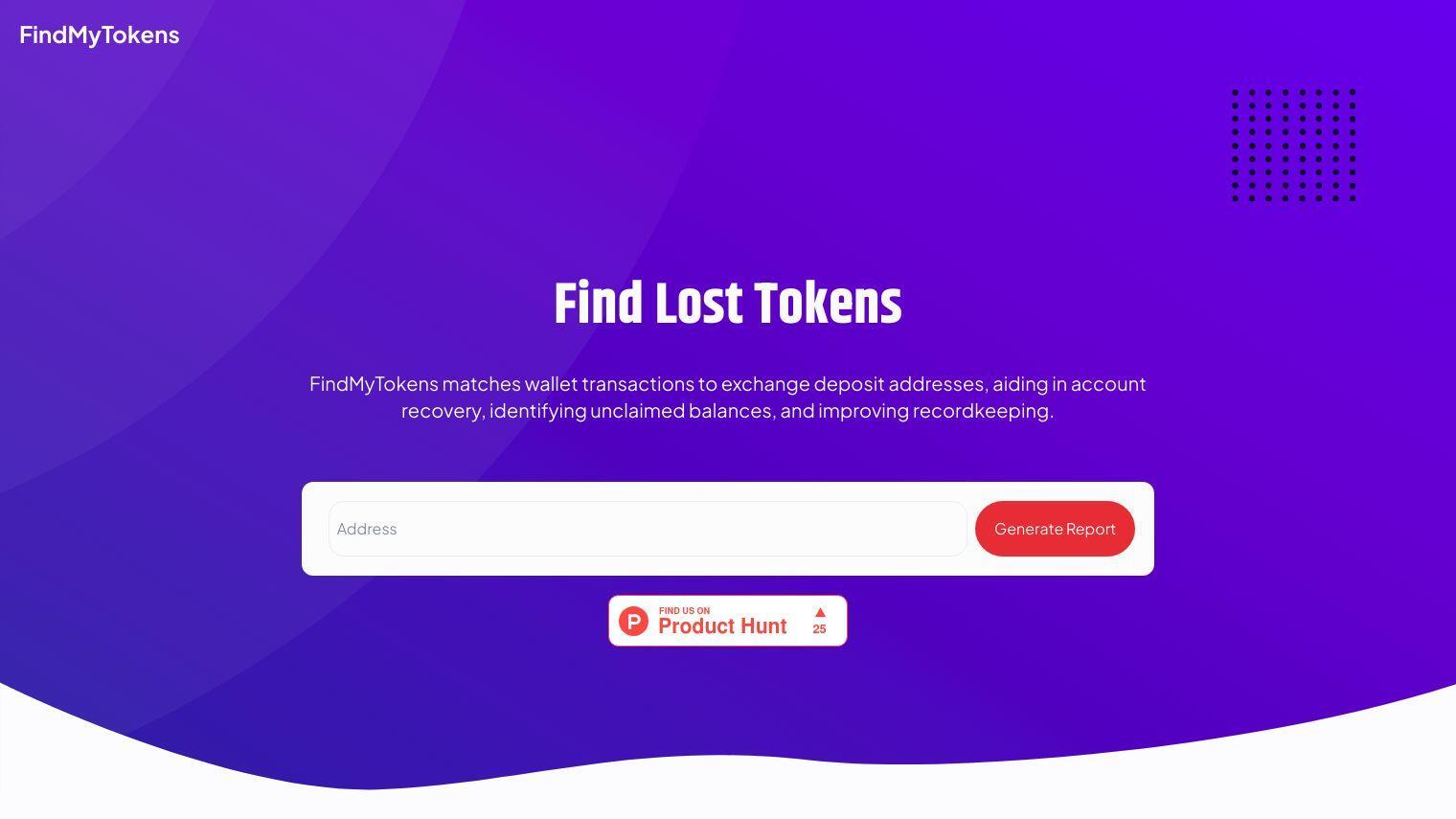 FindMyTokens screenshot thumbnail