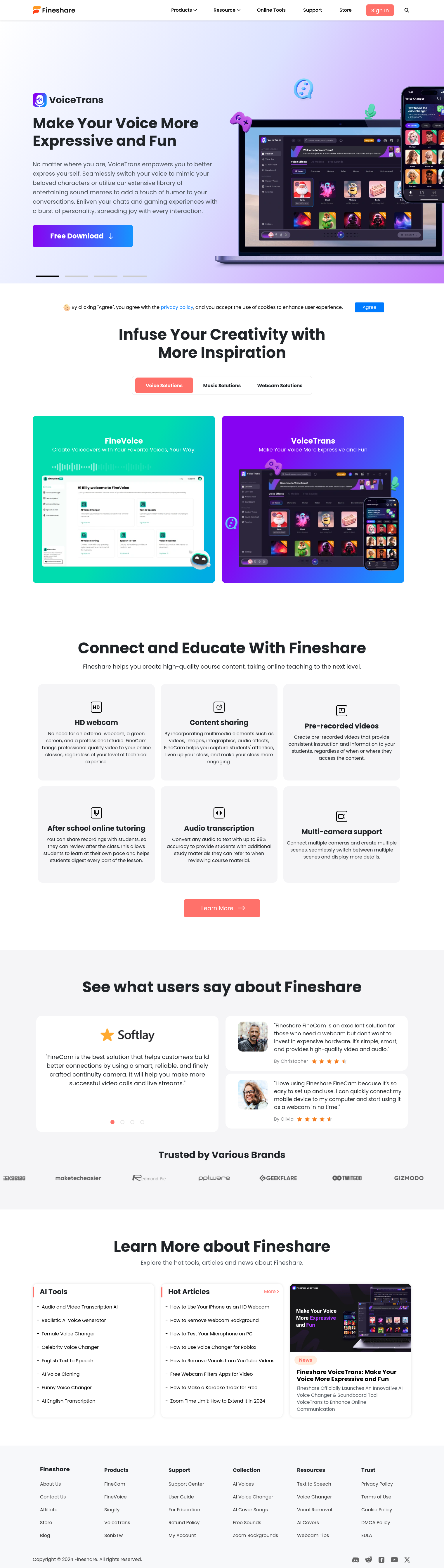 Fineshare full screenshot