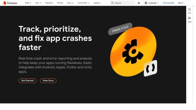 Firebase Crashlytics screenshot thumbnail