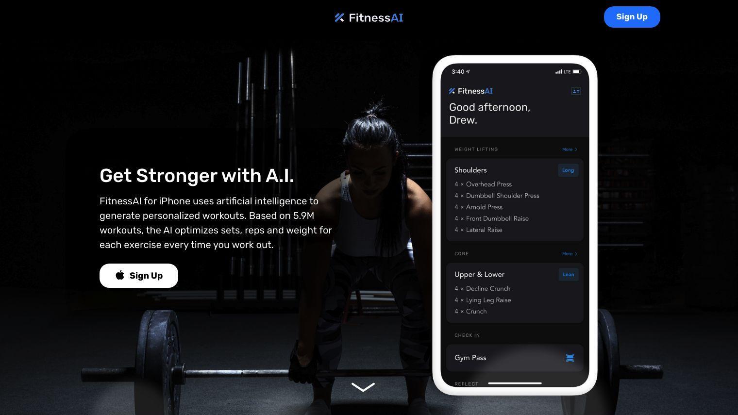 FitnessAI screenshot thumbnail