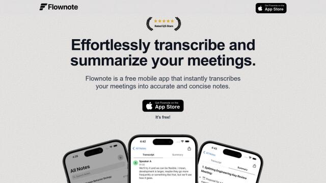 Flownote screenshot thumbnail