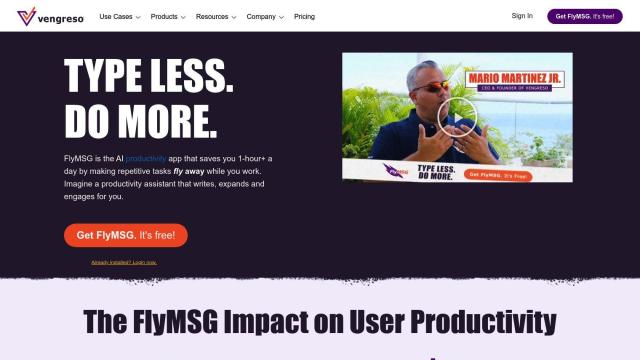 FlyMSG screenshot thumbnail