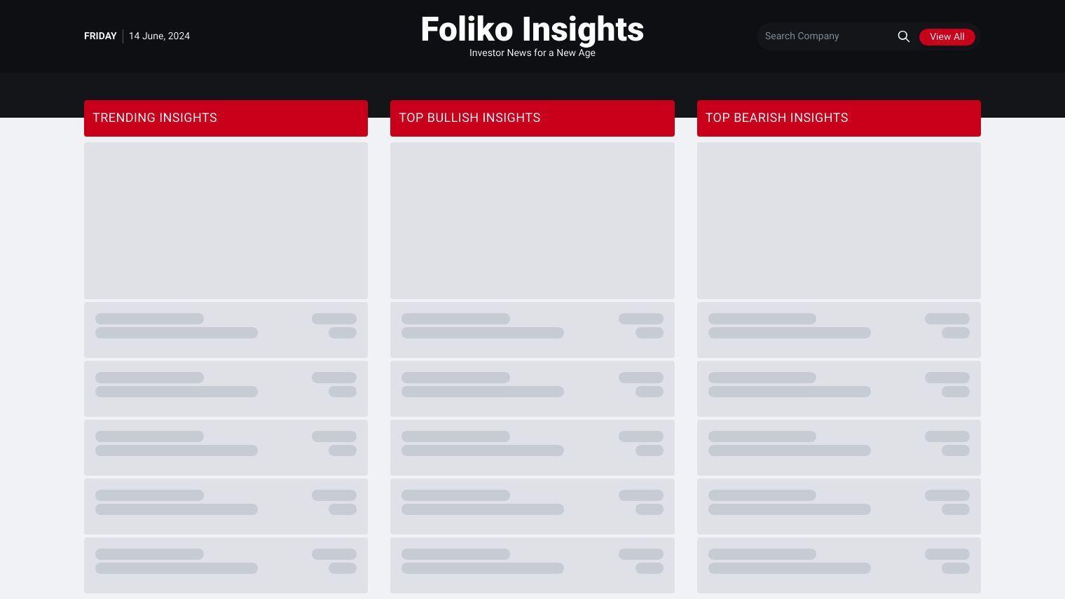 Foliko Insights screenshot thumbnail