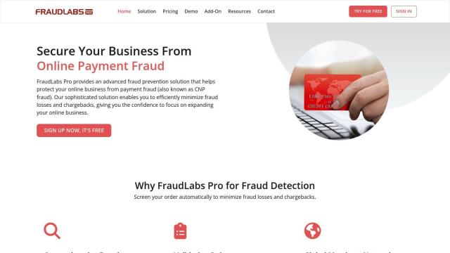 FraudLabs Pro screenshot thumbnail