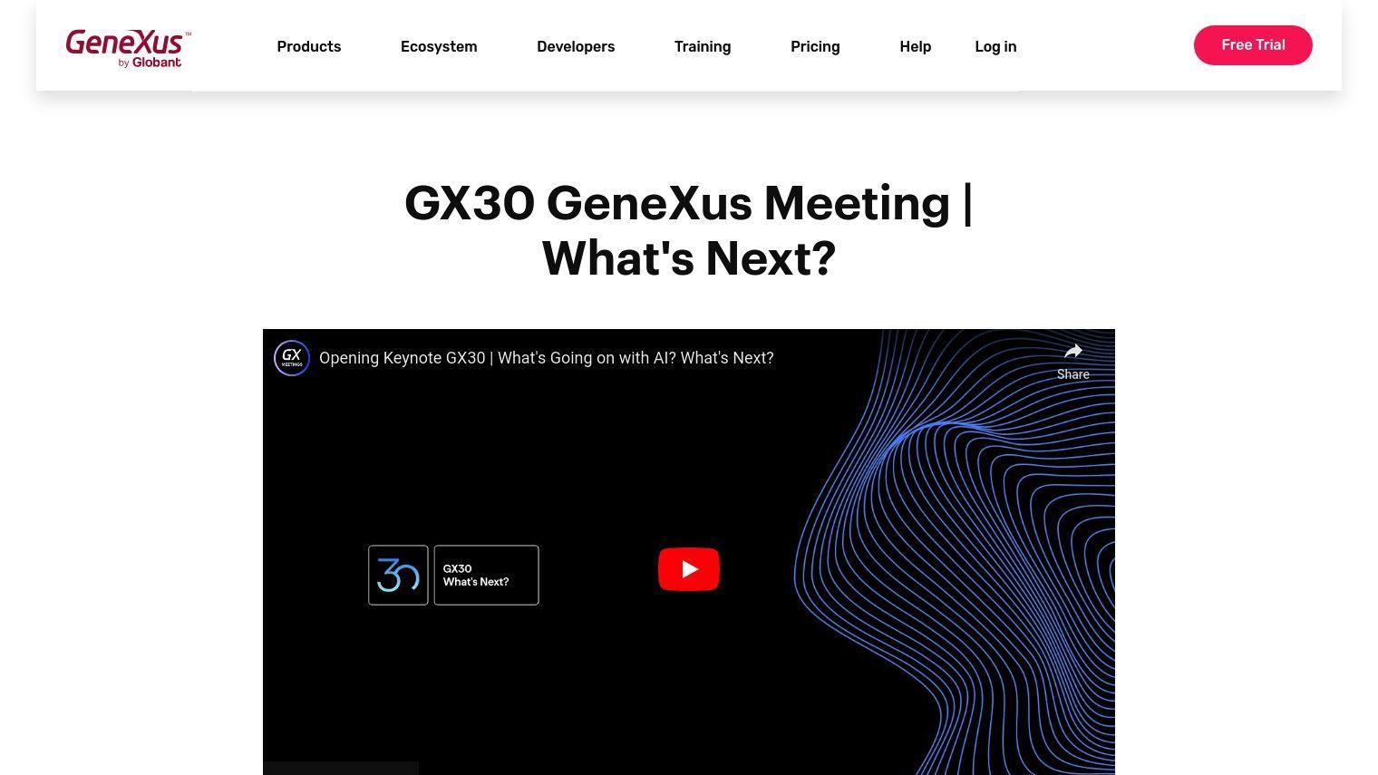 GeneXus screenshot thumbnail