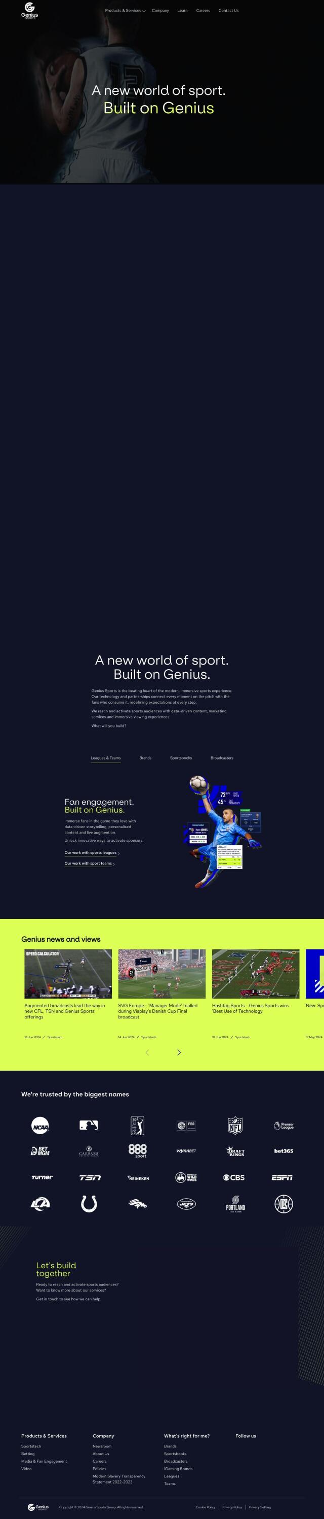 Genius Sports full screenshot