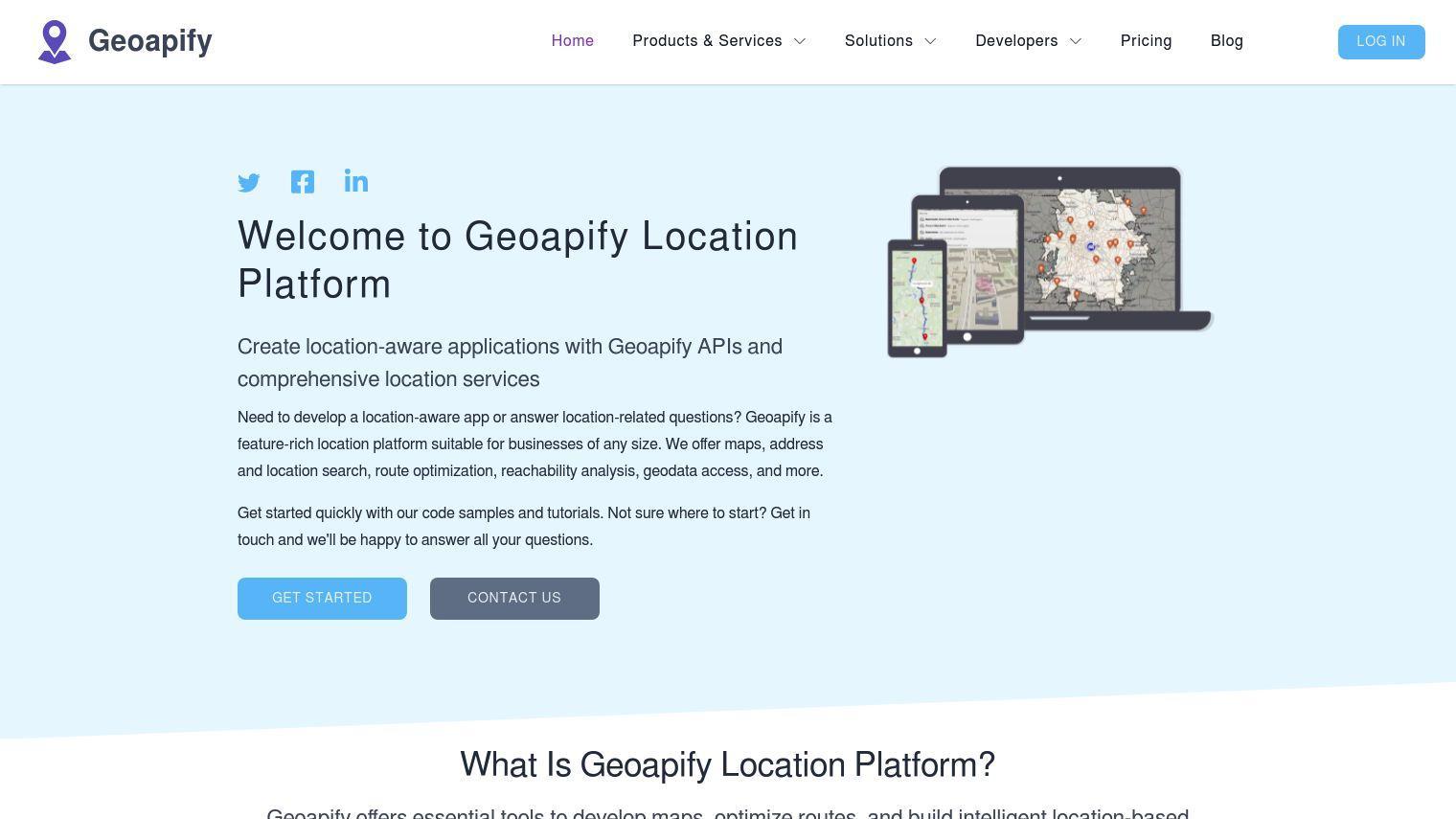 Geoapify screenshot thumbnail