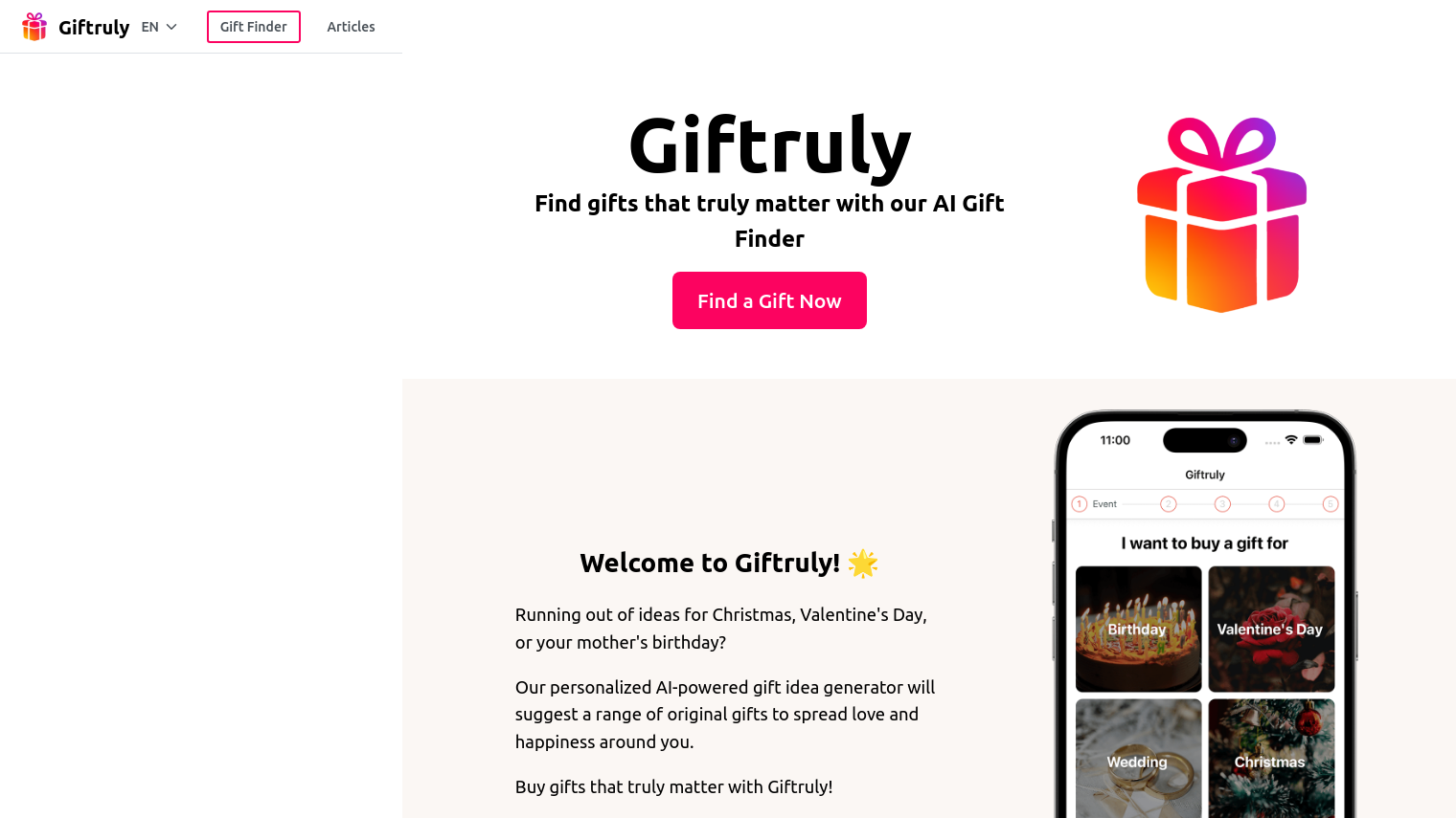 Giftruly screenshot thumbnail