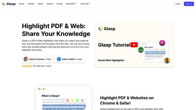 Glasp screenshot thumbnail