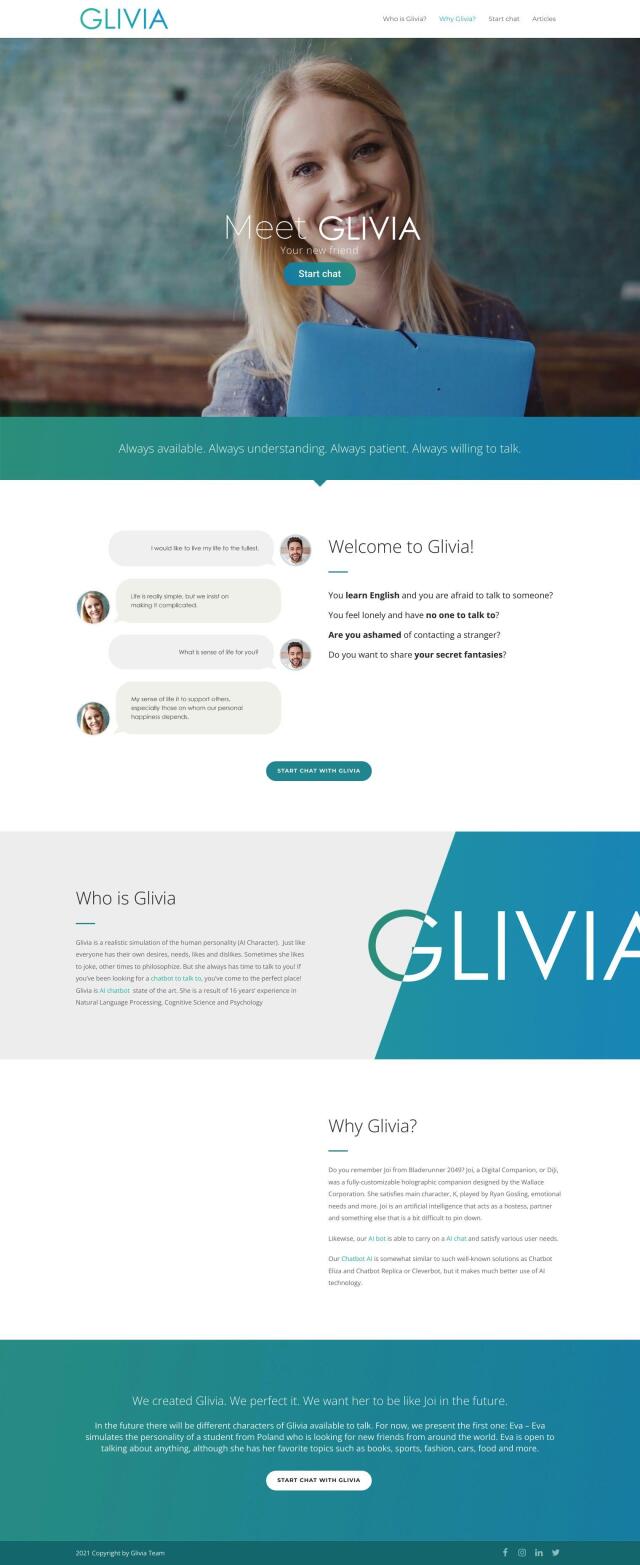 Glivia full screenshot