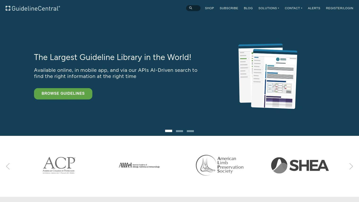 Guideline Central screenshot thumbnail