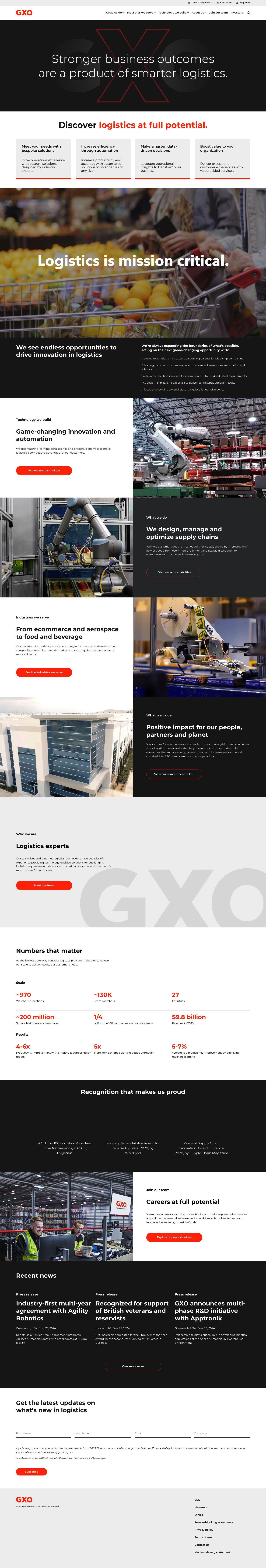 GXO full screenshot