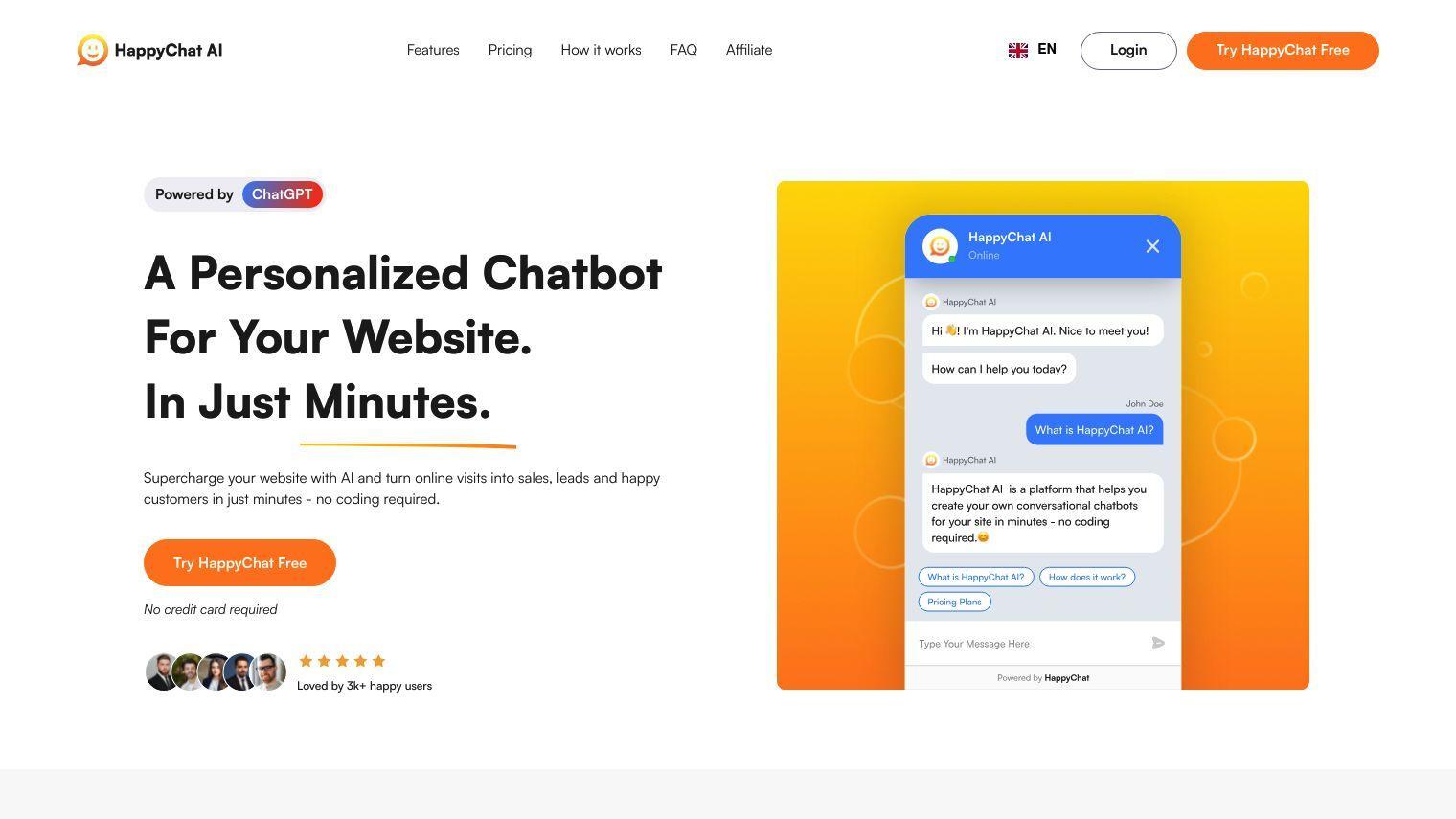 HappyChat AI screenshot thumbnail