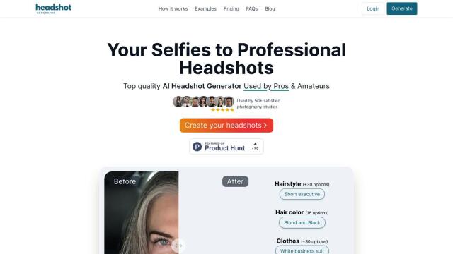 HeadshotGenerator screenshot thumbnail