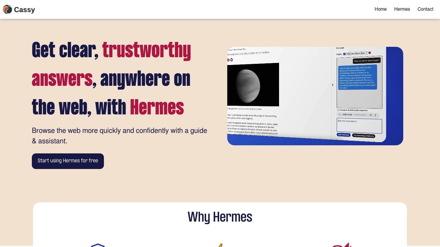 Hermes screenshot thumbnail