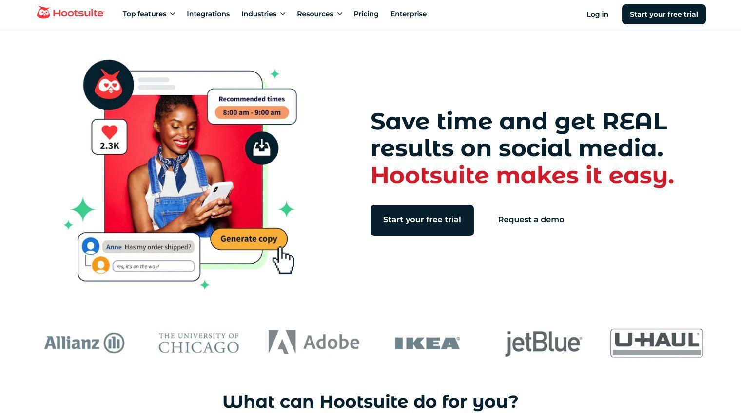 Hootsuite screenshot thumbnail