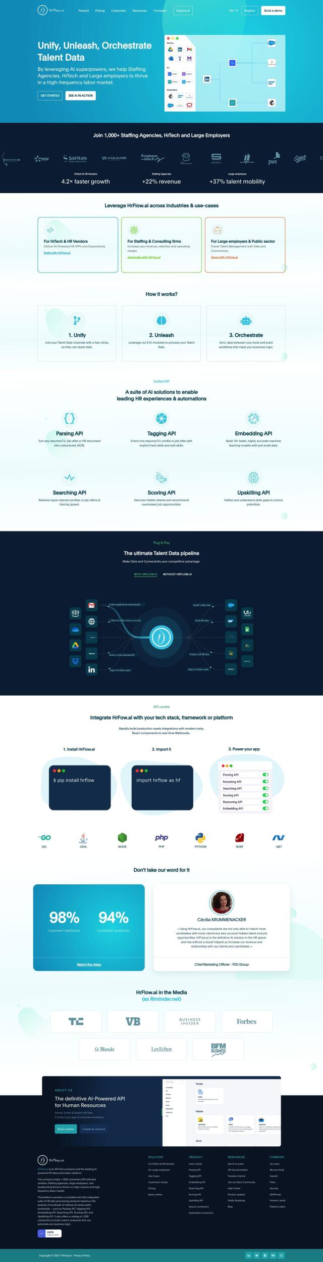 HrFlow.ai full screenshot