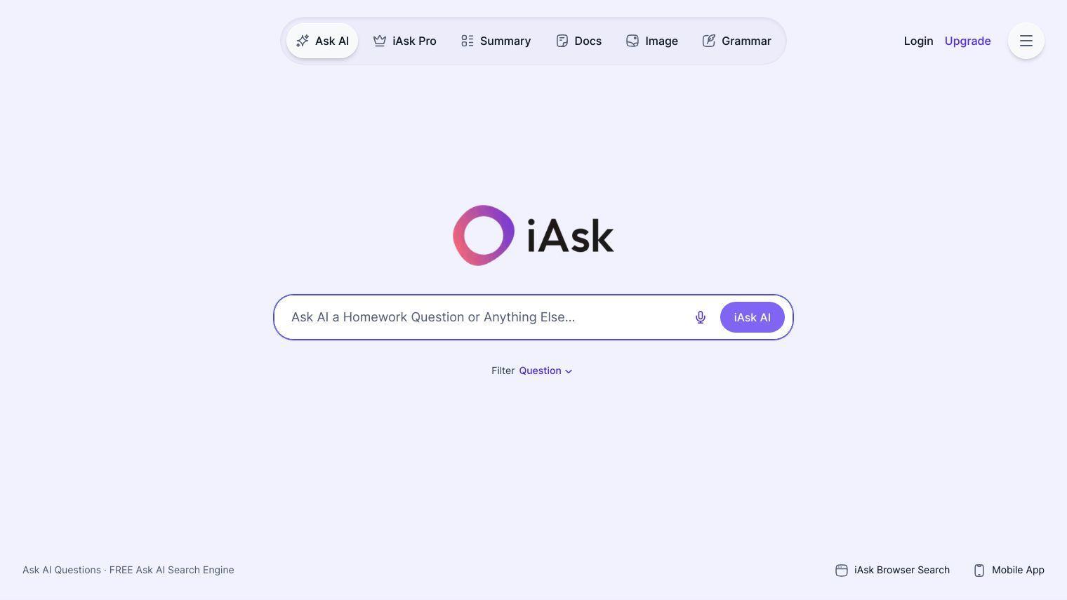 iAsk screenshot thumbnail