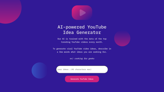 Idea Generators screenshot thumbnail