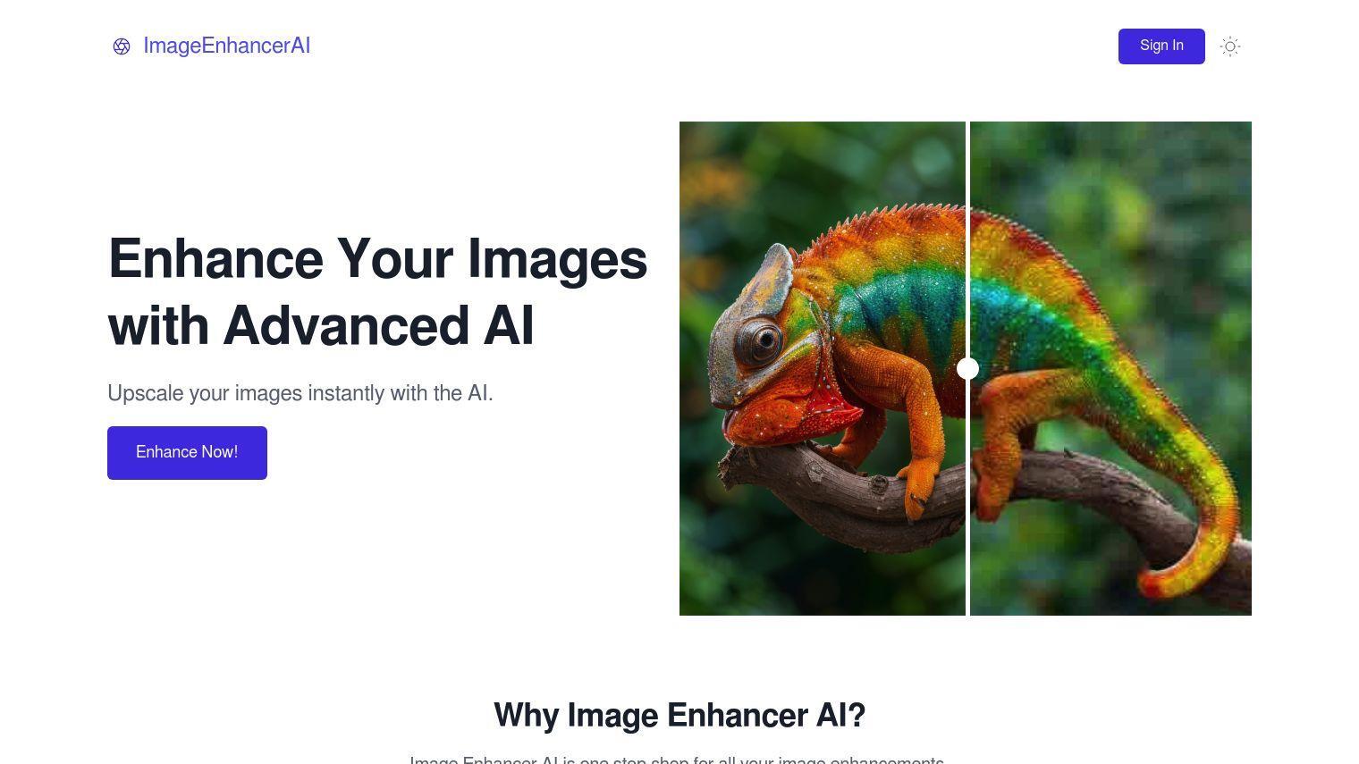 Image Enhancer AI screenshot thumbnail