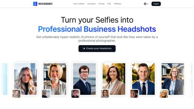 InstaHeadshots screenshot thumbnail