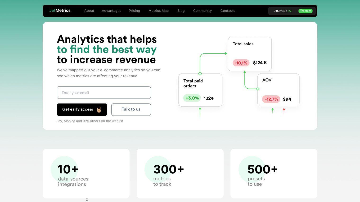 JetMetrics screenshot thumbnail