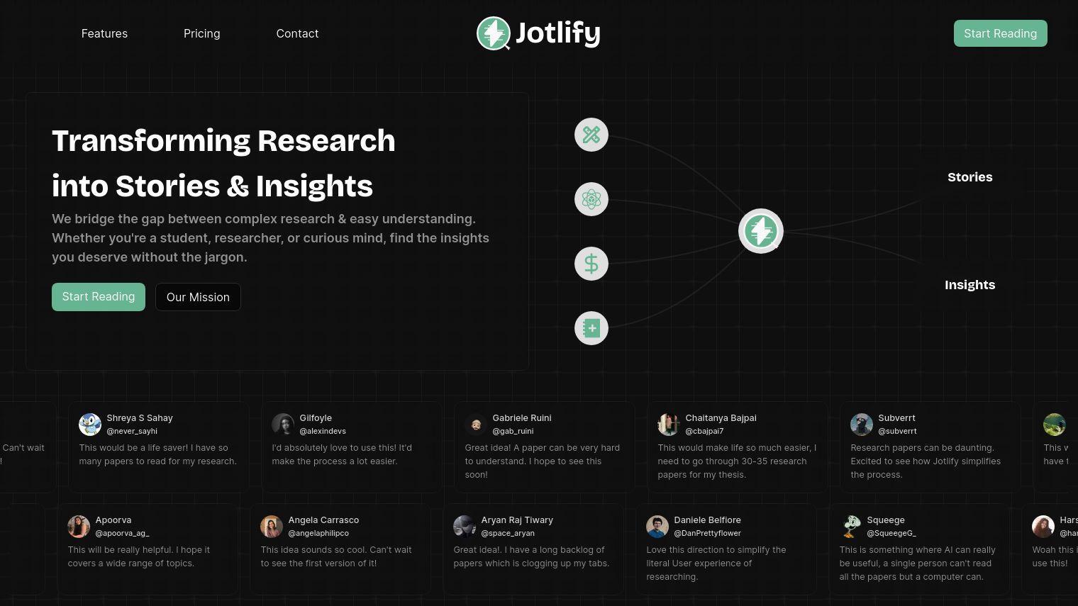 Jotlify screenshot thumbnail