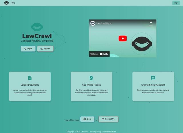 LawCrawl full screenshot