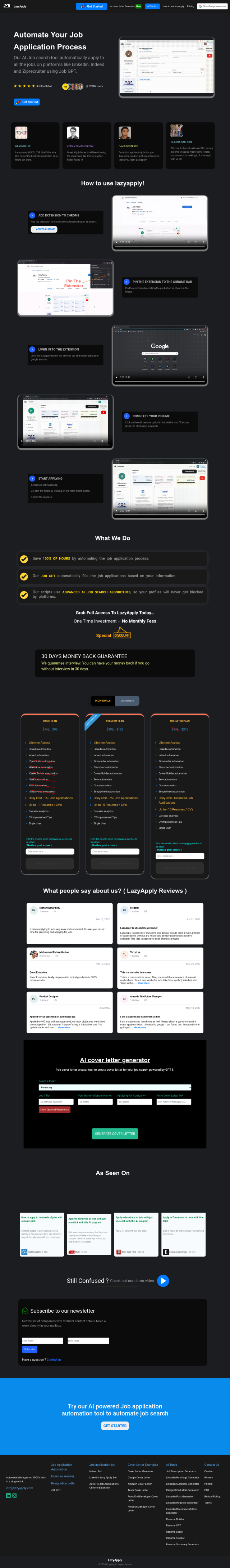 LazyApply full screenshot