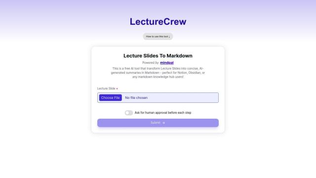 LectureCrew screenshot thumbnail