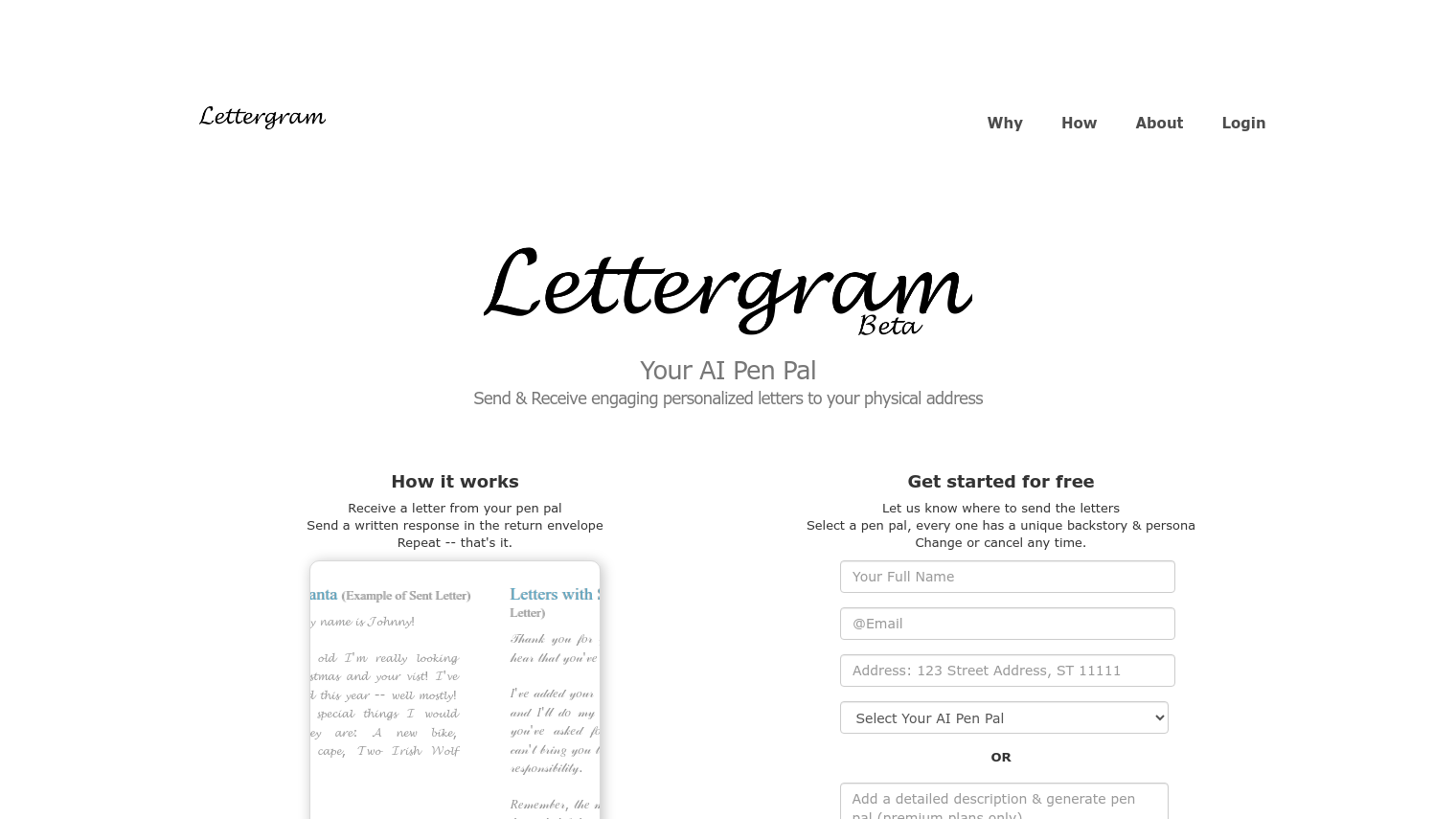 Lettergram screenshot thumbnail