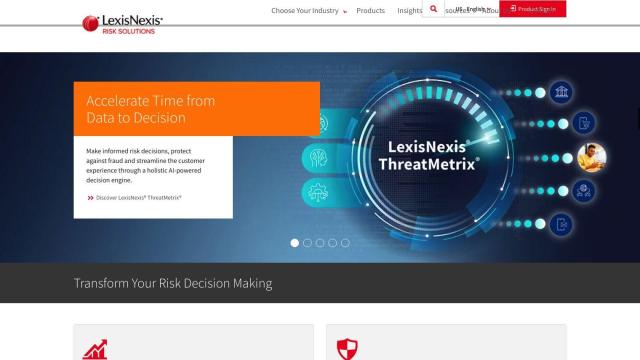 LexisNexis Risk Solutions screenshot thumbnail