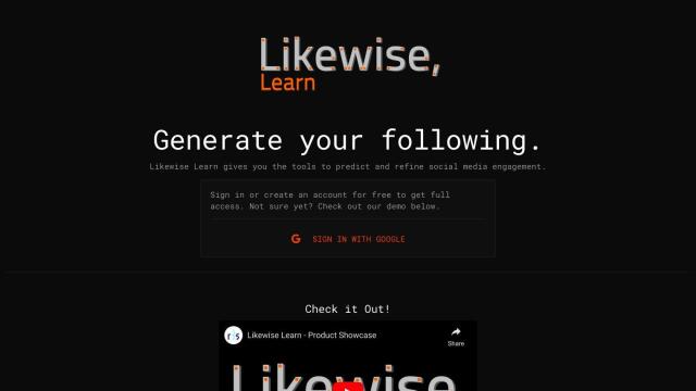 Likewise Learn screenshot thumbnail