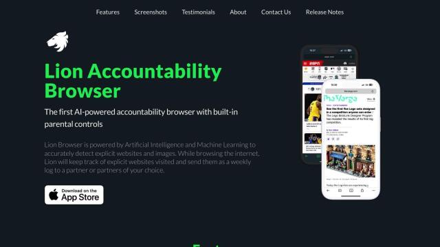 Lion Accountability Browser screenshot thumbnail