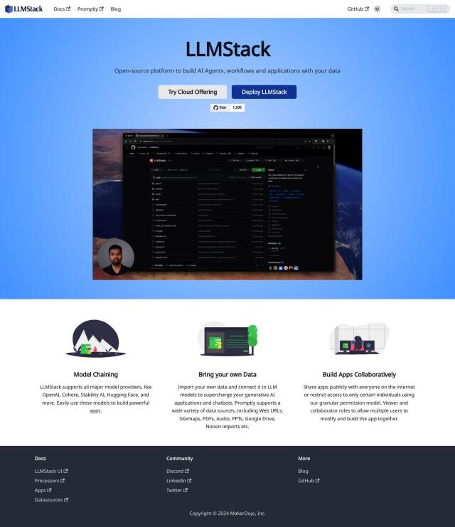 LLMStack full screenshot