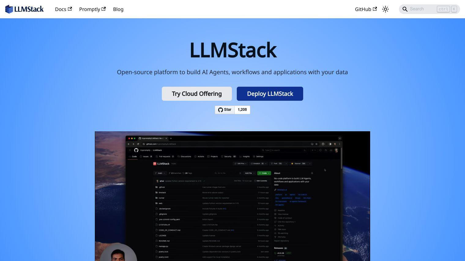 LLMStack screenshot thumbnail