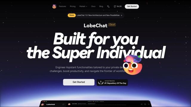 LobeChat screenshot thumbnail