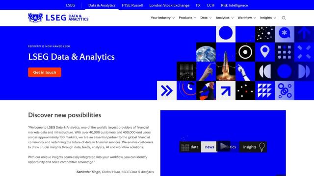 LSEG Data & Analytics screenshot thumbnail